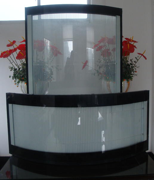 雞西5（6）mm彎鋼+19A+5（6）mm彎鋼內(nèi)置百葉中空